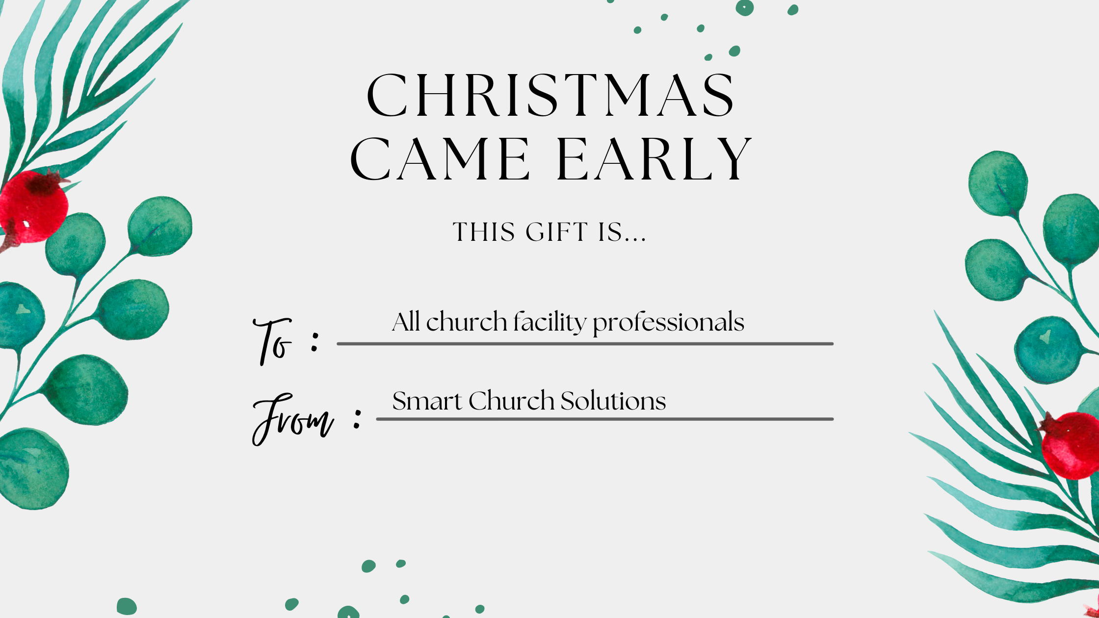 Christmas Came Early Top 5 Facility Management Tools Smart Church 